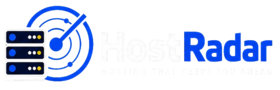 HostRadar web hosting company logo